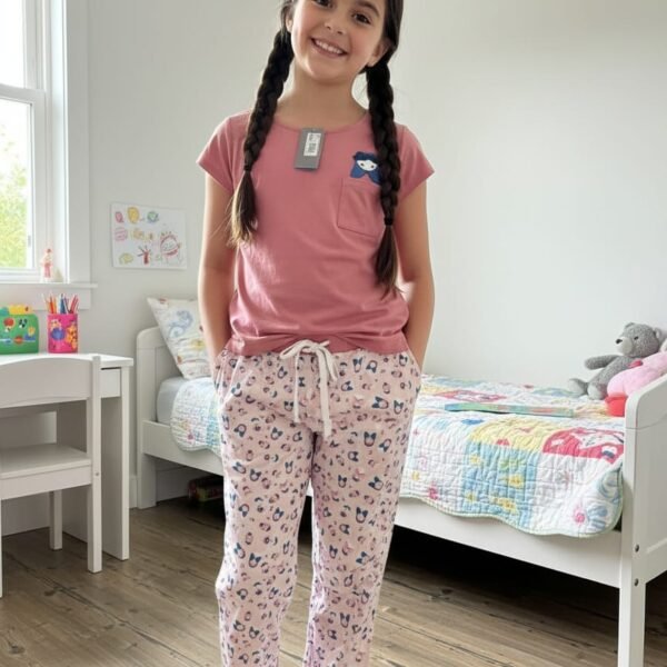 Çocuk Matruşka desen Pijama Takımı