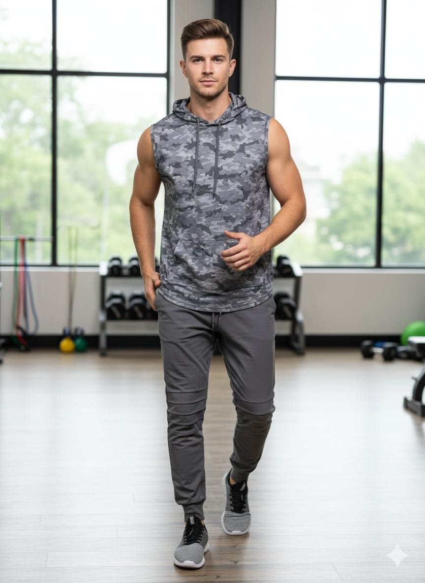 WhatsApp Image 2025-10-14 at 00.16.47 Erkek Gri Spor Takım - Görsel 1