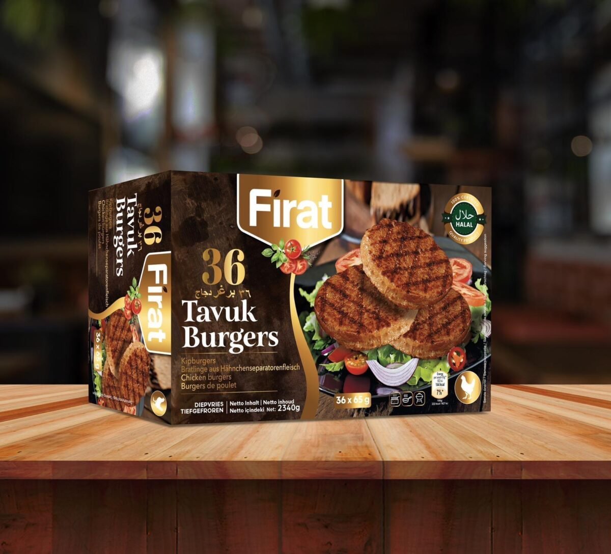 FIRAT TAVUK BURGER 36 ADET - Görsel 1