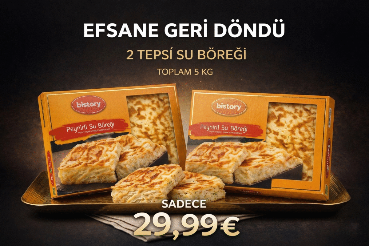 EFSANE SU BÖREĞİ 2 TEPSİ TOPLAM 5 KG - Görsel 1