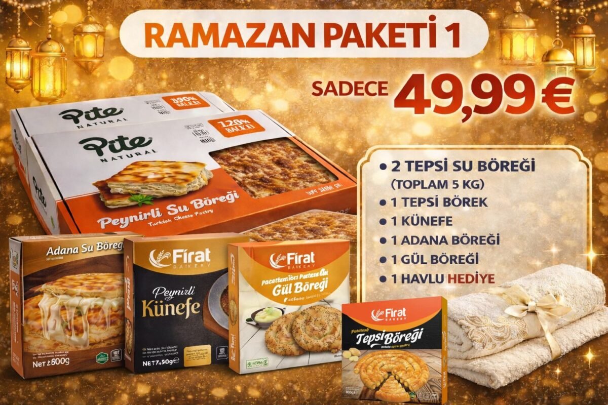 🌙 Ramazan Paketi 1 : 5 KG Su Böreği, Künefe ve Börek Paketi (Fırsat Ürünü) - Görsel 1