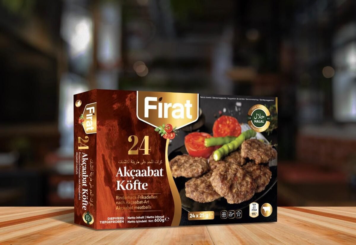 Fırat Dondurulmuş Akçaabat Köfte (24'lü, 600g) - Görsel 1