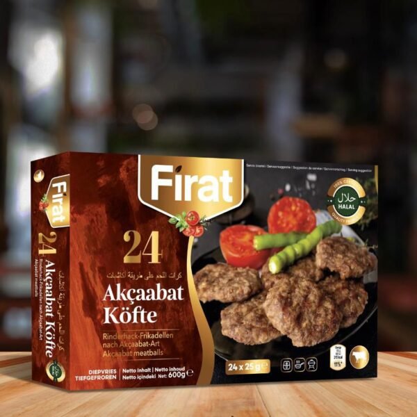 Fırat Dondurulmuş Akçaabat Köfte (24'lü, 600g)