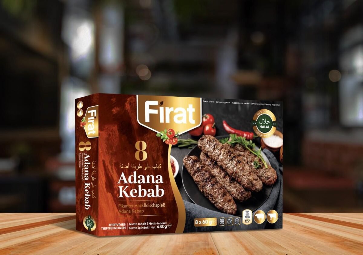 Fırat Dondurulmuş Adana Kebap (8'li, 480g) - Görsel 1