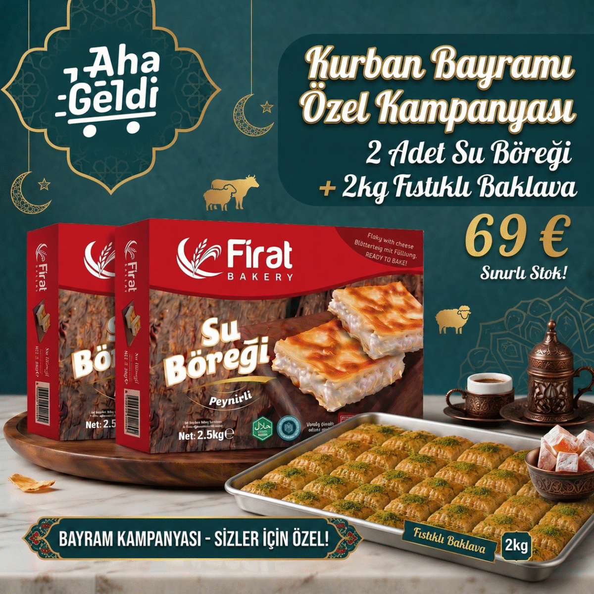 Baklavalı  Bayram paketi ( 21-05-2026 ) teslimat - Görsel 2